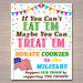 PRINTABLE Cookie Booth Sign Set, Accept Payments, Fundraising Booth, Stop Cookies, Donate Troops, Cookie Banner, Cookie Drop Booth Poster