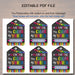 EDITABLE Crayon Valentine's Day Gift Tags, Friend Classroom, You Color My World Printable, Editable Valentine Marker Tags, INSTANT DOWNLOAD