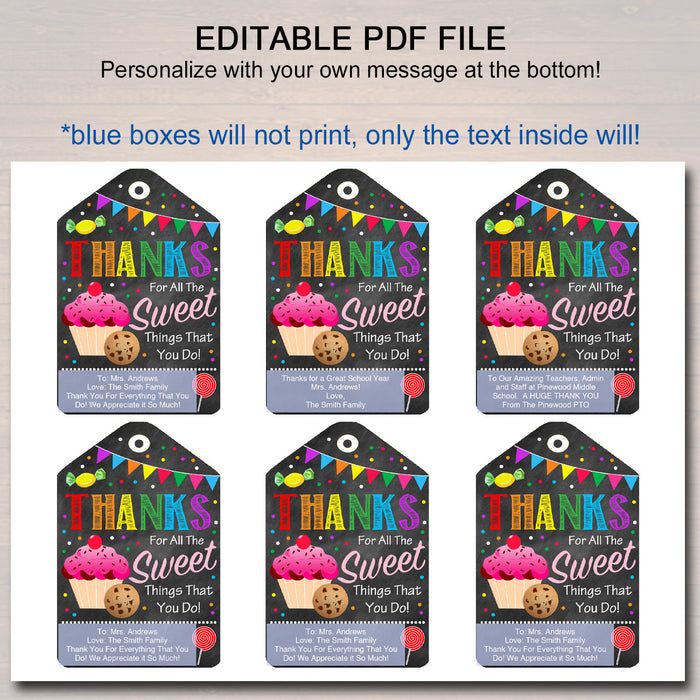 candy-sweet-theme-printable-thank-you-appreciation-tags-tidylady-printables for Thank You Labels Printable Free Candy Sweet Theme Printable Thank You Appreciation Tags — TidyLady Printables for Thank You Labels Printable Free