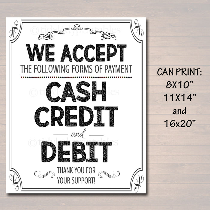 printable-credit-card-sign-fundraising-booth-bake-sale-cookie-booth-tidylady-printables for We Accept Credit Cards Sign Printable Free PRINTABLE Credit Card Sign, Fundraising Booth, Bake Sale, Cookie Booth — TidyLady Printables for We Accept Credit Cards Sign Printable Free
