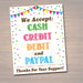 PRINTABLE Cookie Booth Sign Set, Accept Payments, Fundraising Booth, Stop Cookies, Donate Troops, Cookie Banner, Cookie Drop Booth Poster