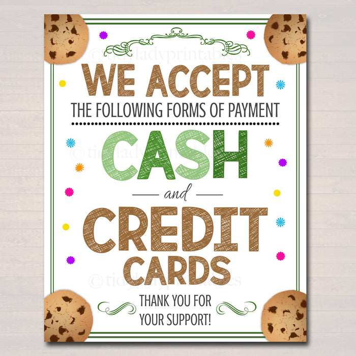 printable-credit-card-sign-fundraising-booth-bake-sale-cookie-booth-tidylady-printables for We Accept Credit Cards Sign Printable Free PRINTABLE Credit Card Sign, Fundraising Booth, Bake Sale, Cookie Booth — TidyLady Printables for We Accept Credit Cards Sign Printable Free
