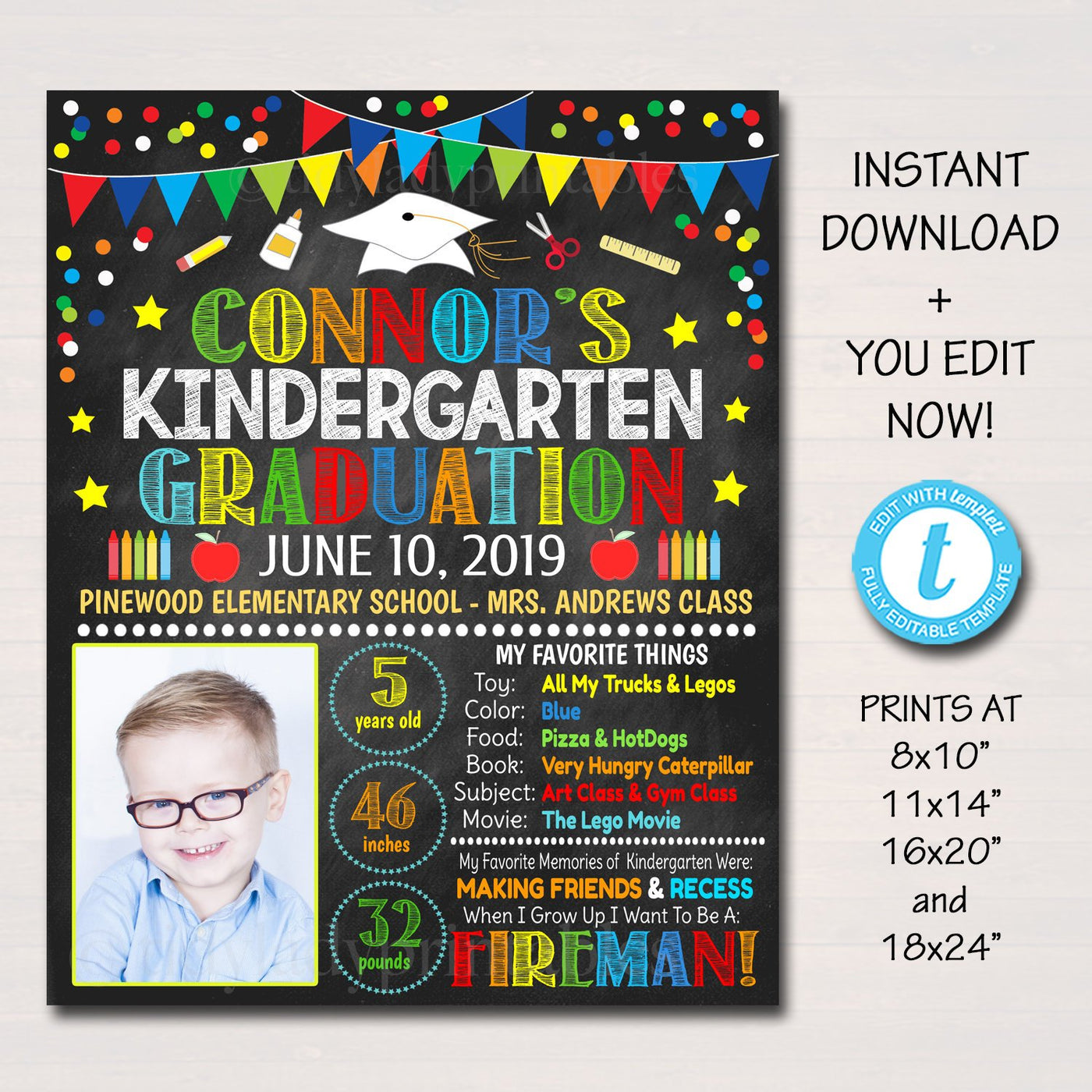 Last Day of School Sign | TidyLady Printables