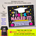 EDITABLE DATE Pre-K Graduation Photo Prop, End of School Chalkboard Poster, Last Day of PreK Nailed It! Printable Sign, DIY Instant Download