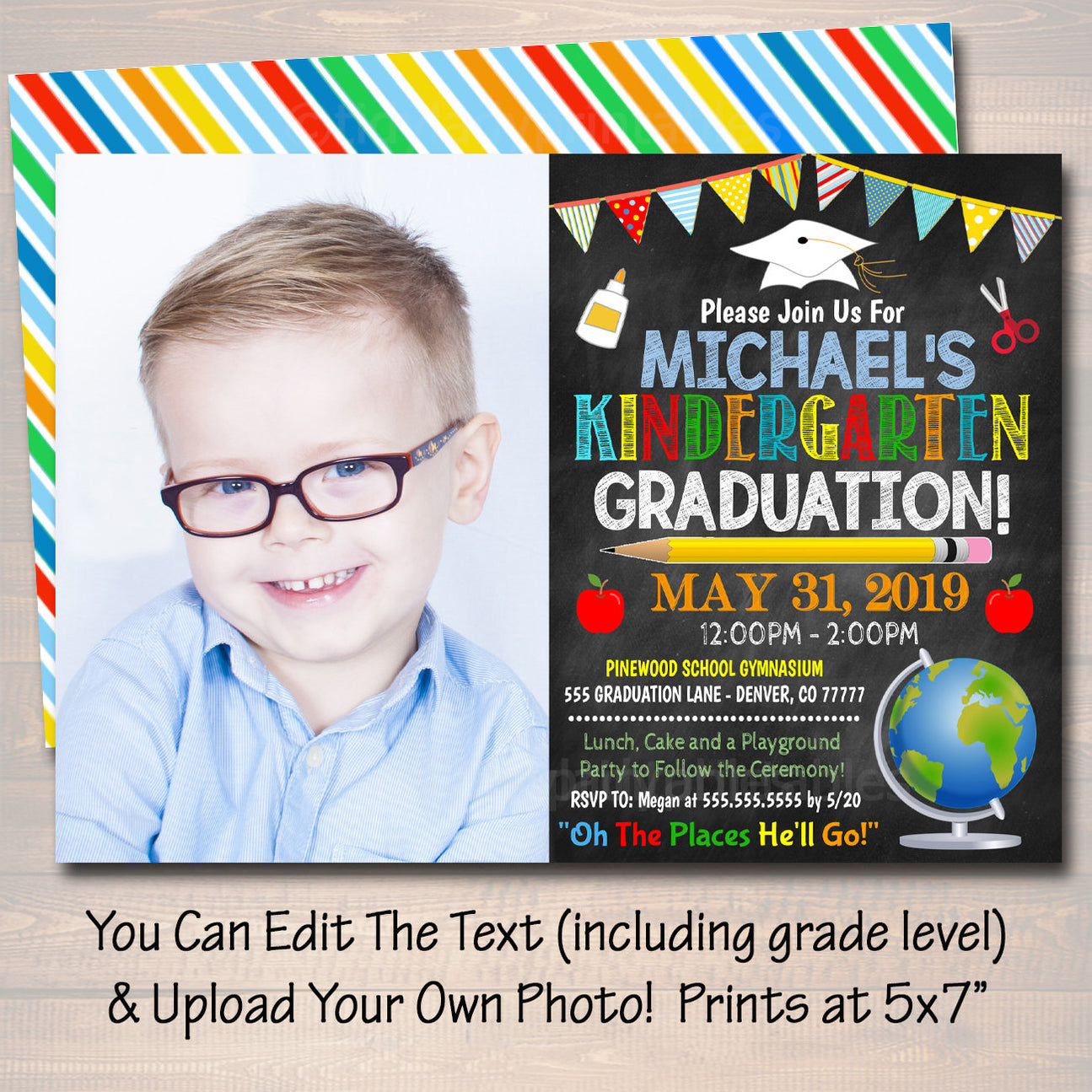 Elementary School Graduation Invitation | TidyLady Printables