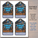 Printable Father's Day Gift Tags, Best Dad Ever Gift Labels, Printable INSTANT + EDITABLE, When It Comes To Being a Great Dad You Nailed It!