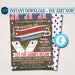 EDITABLE Summer Cornhole Invite Printable 4th of July Memorial Labor Day Celebration Party Invitation Digital American Summer Backyard Party