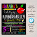 EDITABLE Last Day of School Photo Prop Back to School Chalkboard Poster Personalized School Chalkboard Sign Any Grade Sign 1st Day of School