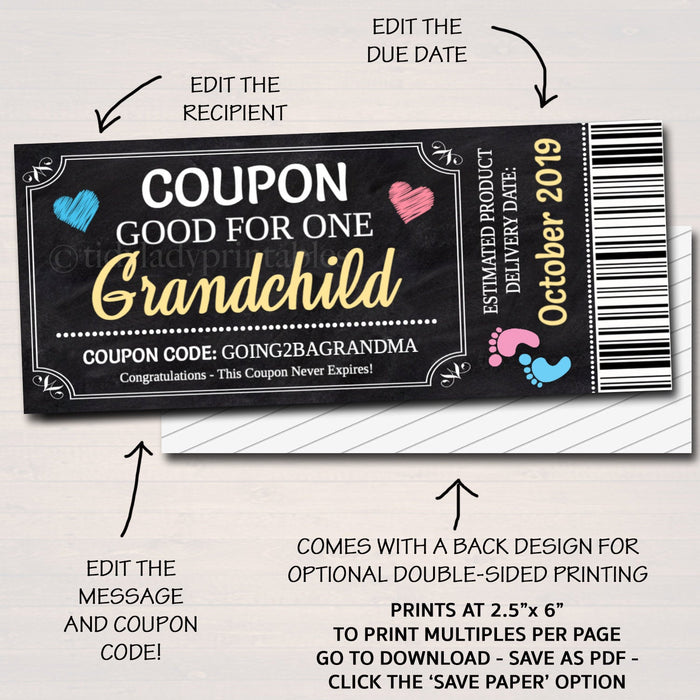 baby trend coupon Pregnancy Announcement Coupons