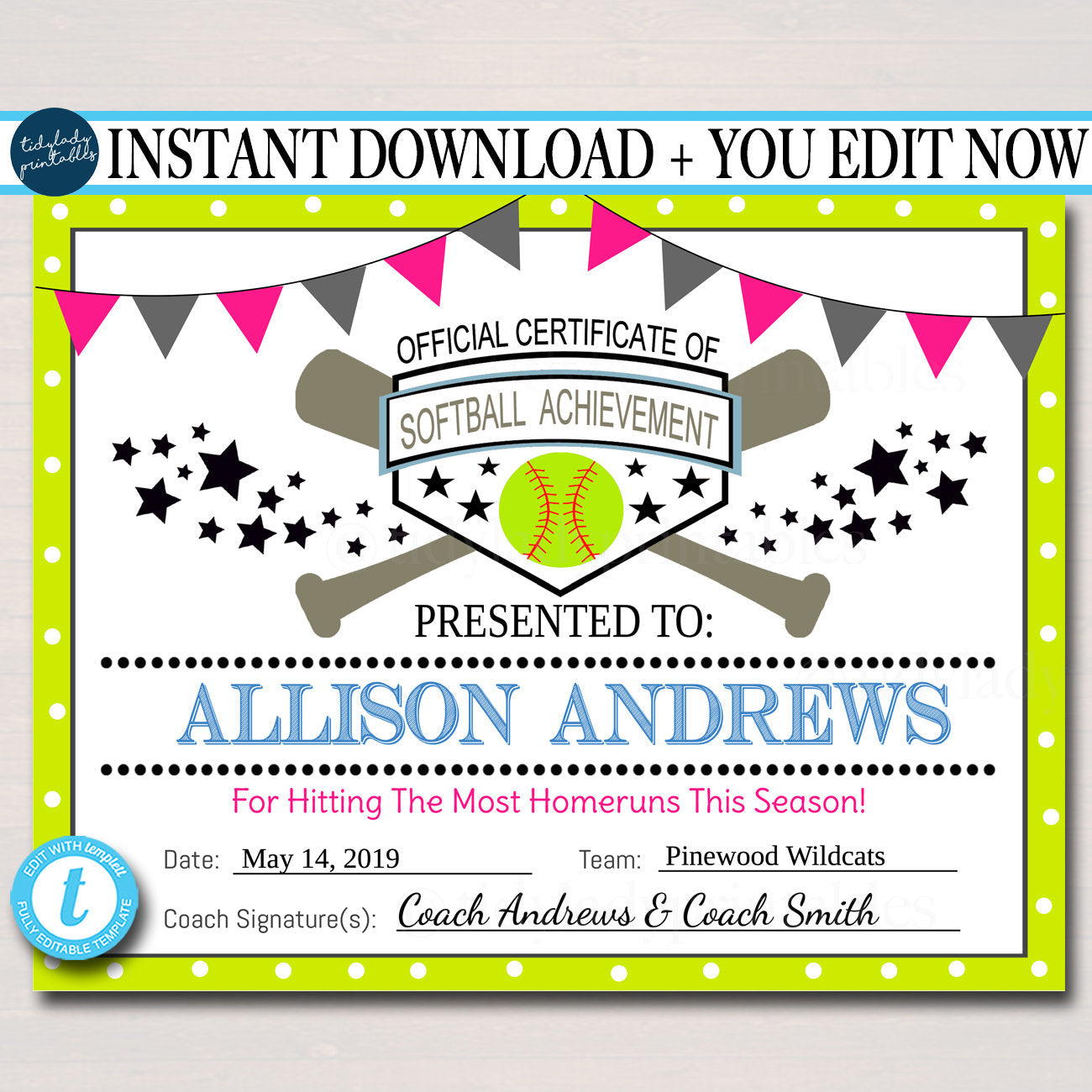 softball-certificates-softball-award-printable-girls-softball-team-pa-tidylady-printables for Free Printable Candy Awards Certificates Softball Certificates Softball Award, Printable Girls Softball Team Pa — TidyLady Printables for Free Printable Candy Awards Certificates