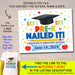 EDITABLE DATE Pre-K Graduation Photo Prop, Last Day End of School Chalkboard Poster, Boy PreK Graduate Sign, Nailed It! DIY Instant Download