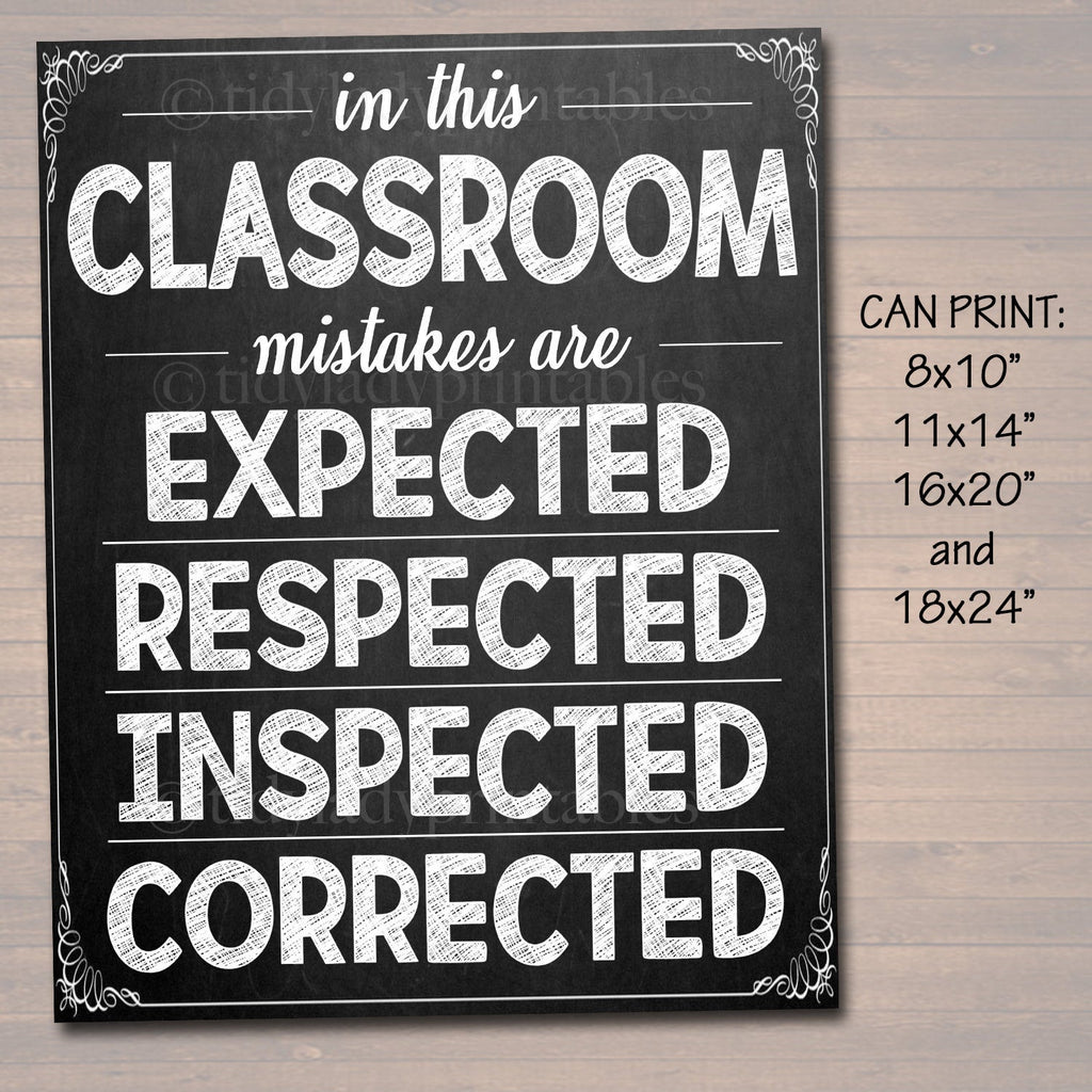 School And Classroom Posters | TidyLady Printables — Page 2