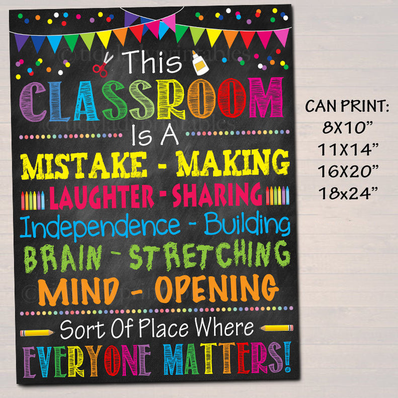 Classroom Rules Poster | TidyLady Printables