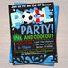 EDITABLE Summer Pool Soccer Party Invitation Printable Digital Invite Back to School, Soccer Team BBQ End of School Boys Pool Birthday Party