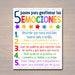 Spanish School Counselor Poster, Behavior Therapy, Child Therapist Social Worker Office Decor, Principal Office Wall Art, Child Psychologist