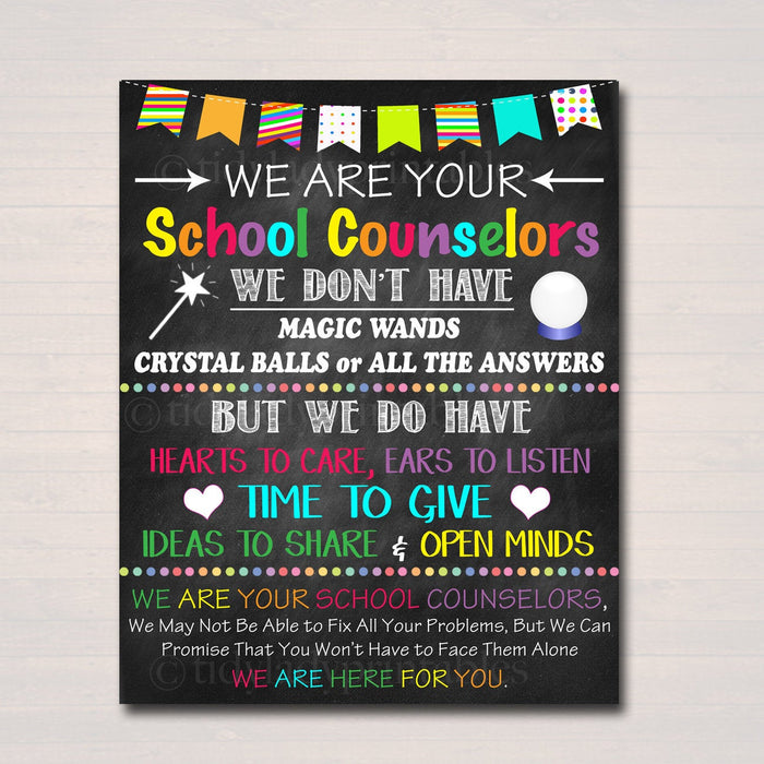 School Counselor Office Decor, We Are Your School Counselors Sign, Psychologist Gift, Counseling Office, Counselor Gift Art INSTANT DOWNLOAD