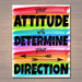 Classroom Printable Poster, Counselor Office Decor, Social Worker, High School Classroom Poster, Positive Attitude, Motivational Teen Art