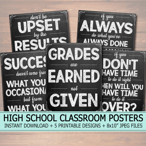 Alphabet Poster - School Classroom Library — TidyLady Printables