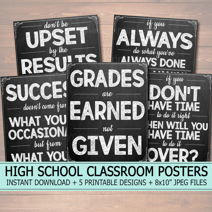 high school posters