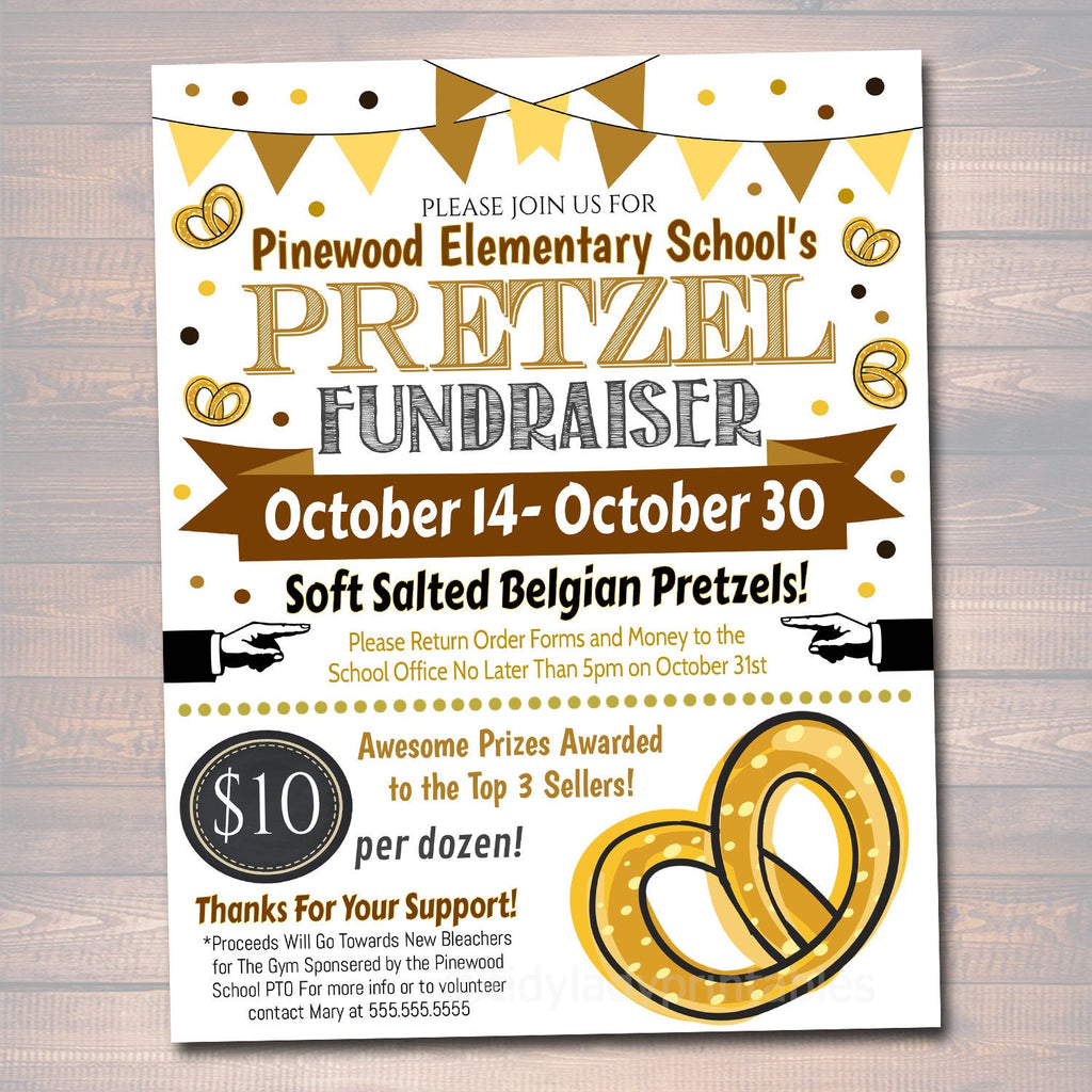 PTO Fundraising Events Flyers & Invites | TidyLady Printables — Page 7
