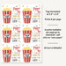 Realtor Popcorn Tags, Open House Real Estate Thank You Gift Tags Marketing Tool Thanks for Popping By Editable Template DIY Digital Download