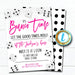 Bunco Party Invitation, Girls Night Ladies Invite Cocktail Dice Games Party, Breast Cancer Fundraiser Editable Template DIY Digital Download