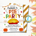 Pie Party Invite, Editable Cocktails and Pie Party Flyer, Fall Thanksgiving Pumpkin Pickup, Customer Appreciation, INSTANT DOWNLOAD Template