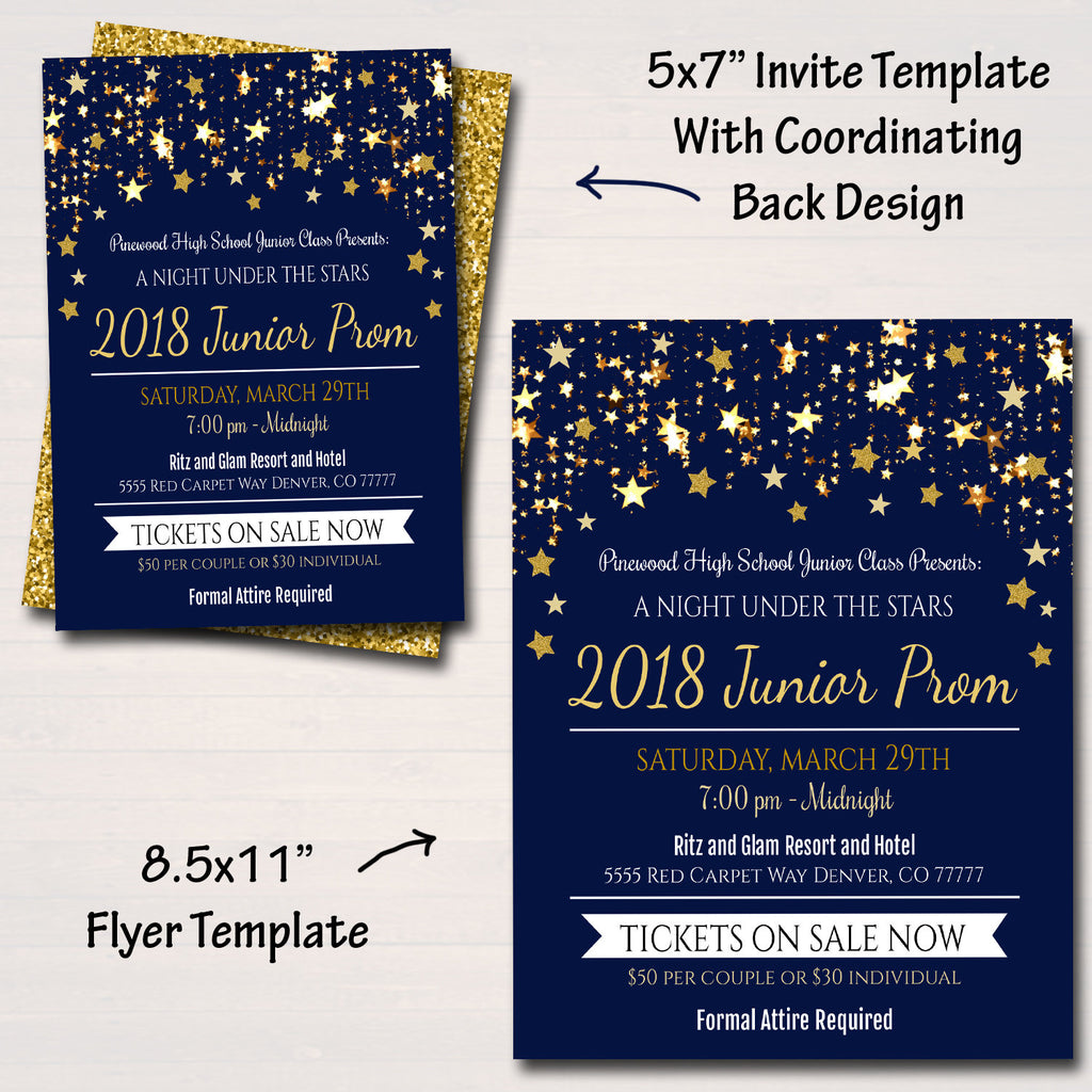 Prom/Dance Templates — TidyLady Printables