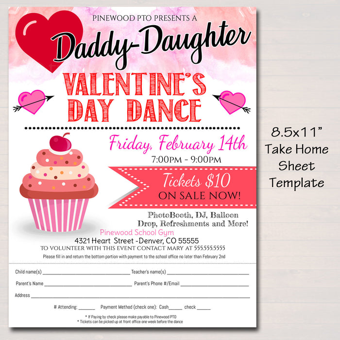 Daddy Daughter Sweetheart Valentine's Day Dance Set