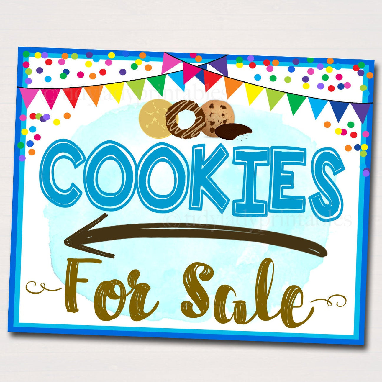 Cookie Booth Ideas, Decor and Signs | TidyLady Printables