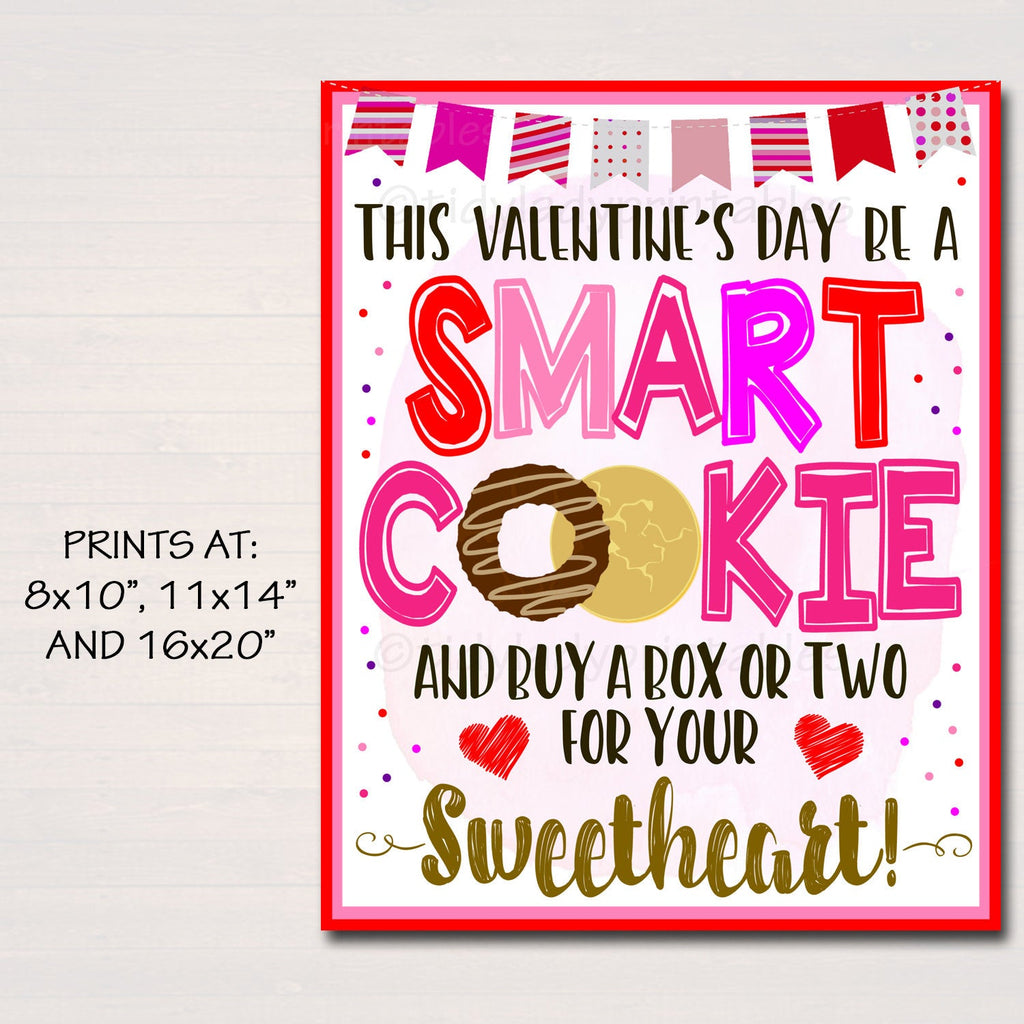 Cookie Booth Signs, Hangers, Order Forms, Decor - Printables — TidyLady ...