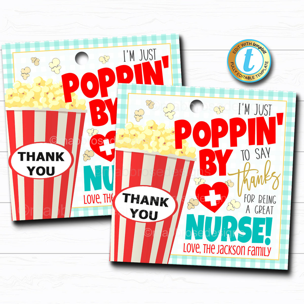 Nurse Appreciation Week Gift | TidyLady Printables