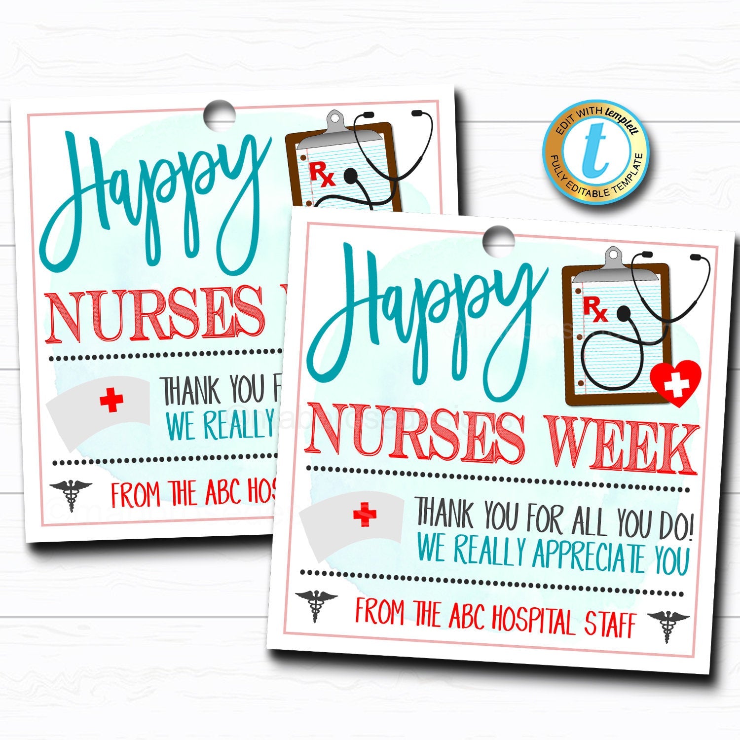 nurse appreciation week gift | tidylady printables