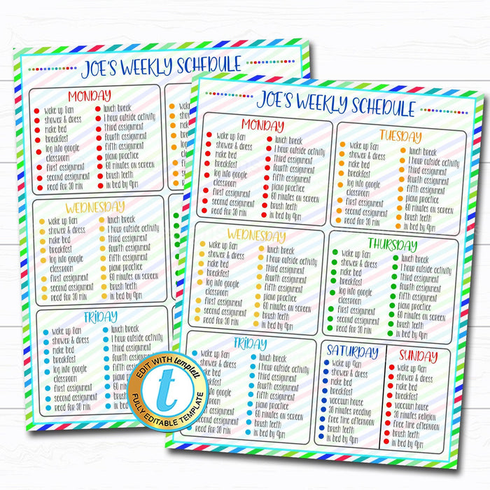 Homeschool Daily Subject Checklist | TidyLady Printables homeschool-daily-subject-checklist-tidylady-printables