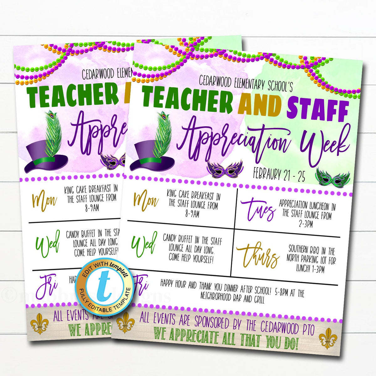 Teacher Appreciation Week selling Flyer