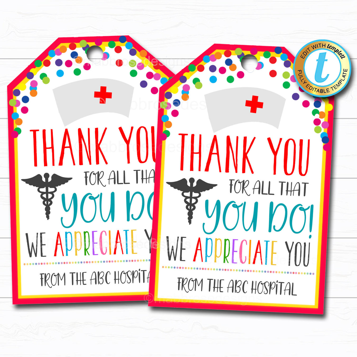 Essential Employee Appreciation | Gift Tags & Labels