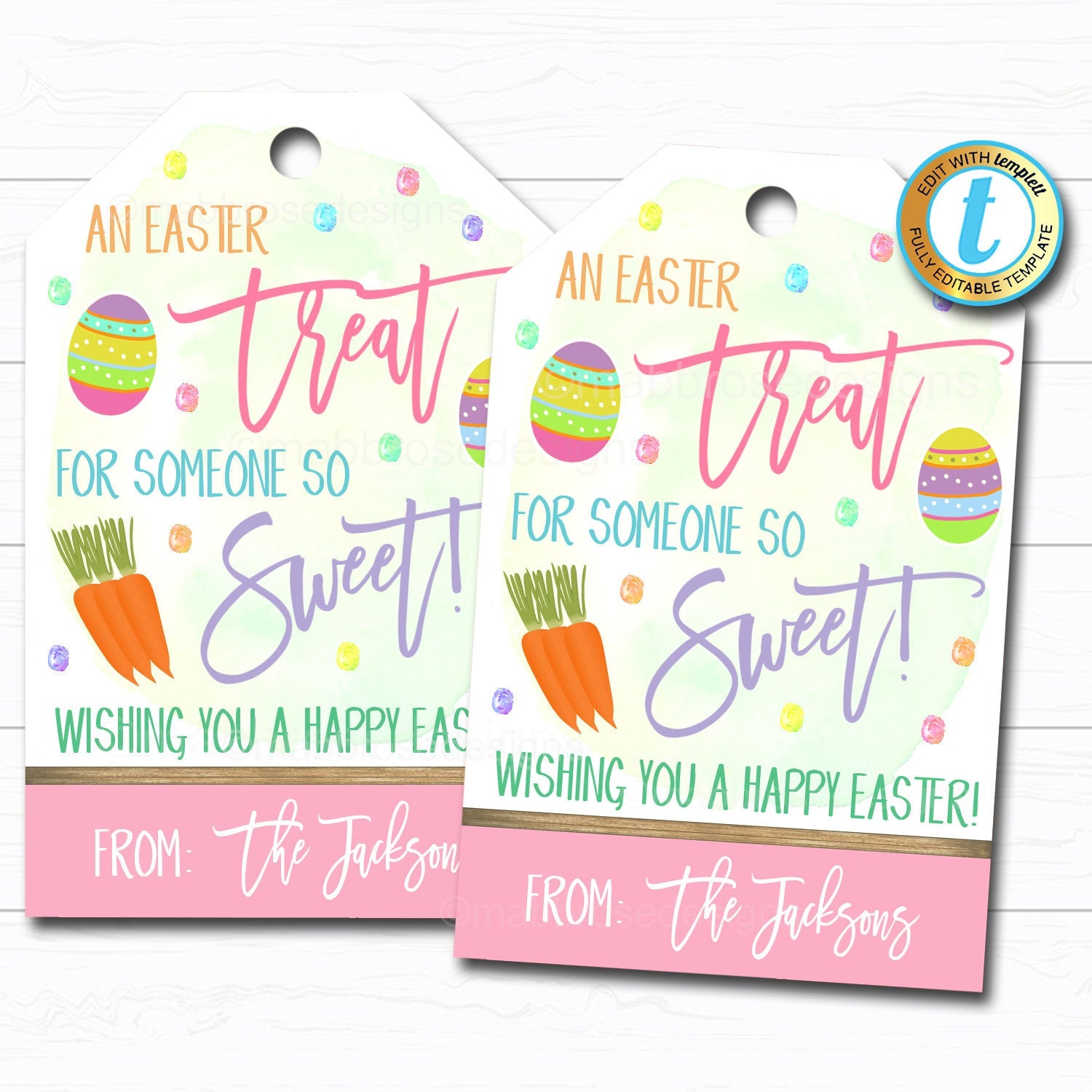 Easter Candy Treat Tag Gift easter-candy-treat-tag-gift-a-treat-for-someone-so-sweet-tidylady-printables