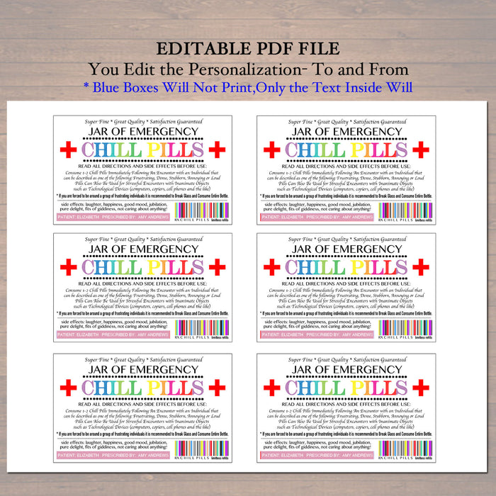 mini-chill-pills-label-jar-of-emergency-chill-pills-tidylady-printables for Free Printable Chill Pill Printable Mini Chill Pills Label - Jar Of Emergency Chill Pills — TidyLady Printables for Free Printable Chill Pill Printable