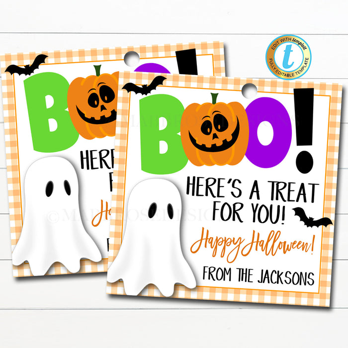 Halloween Gift Tags, Halloween Birthday Favor Tags