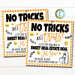 Halloween Realtor Gift Tags, No Tricks Just Treats Let&#39;s Find a Sweet Real Estate Deal, Fall Marketing Pop By Tag, DIY Editable Template