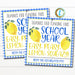 Lemons Gift Tag, Thanks you easy peasy lemon squeezy, Appreciation Week Gift, Thank You Volunteer Coworker Staff Teacher, Editable Template