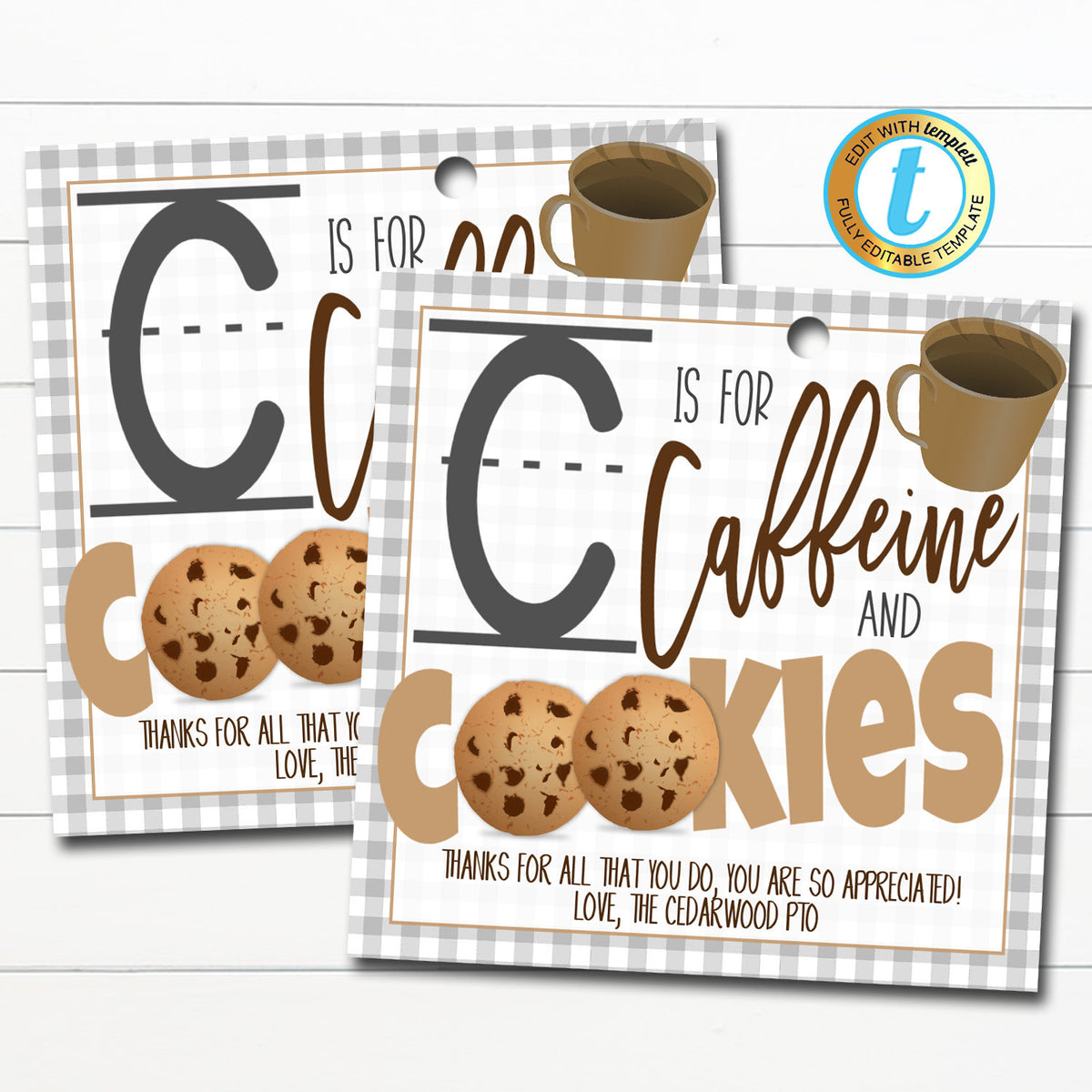 Kosiz 90-Piece Teacher Gift Set - Coffee Cup Notepads With Pens & Gift Bags For Christmas, Thank You, Appreciation