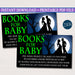 Halloween Books for Baby Cards Gender Reveal Party, Halloween Invite, Halloween Baby Shower Decor, We&#39;ve Created a Monster, INSTANT DOWNLOAD
