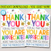 Thank You Gift Tags, Teacher Staff Employee Nurse Volunteer Staff Appreciation Week, You&#39;re a Star, School pto pta, Editable Template