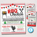 Bbq Chicken Fundraiser, Picnic Party Flyer Ticket Set, Grill Out Party Printable, School Pta Pto, Corporate Company Event, EDITABLE TEMPLATE