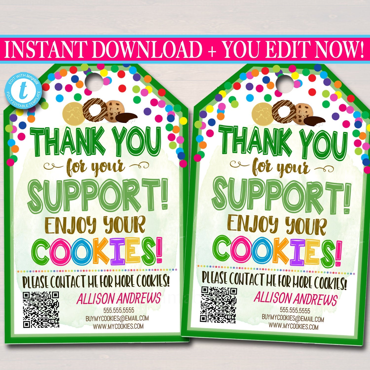 Cookie Thank You Tags | TidyLady Printables cookie-thank-you-tags-tidylady-printables