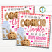 Valentine Cookie Thank You Gift Tags, Appreciation Teacher Staff Nurse, No Matter How the Cookie Crumbles You&#39;re the Best, Editable Template