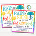 Realtor Pop By Gift Tags Rain or Shine I&#39;ve Got Your Real Estate Needs Covered, Summer Spring Umbrella Marketing Referral, Editable Template