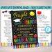 Graduation Ceremony Program Template Kindergarten, Any Grade Elementary School, Future is so Bright we have to wear Shades EDITABLE TEMPLATE
