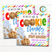 Cookie Thank You Gift Tags, Appreciation Week Teacher Staff Nurse, No Matter How the Cookie Crumbles You&#39;re the Best, DIY Editable Template